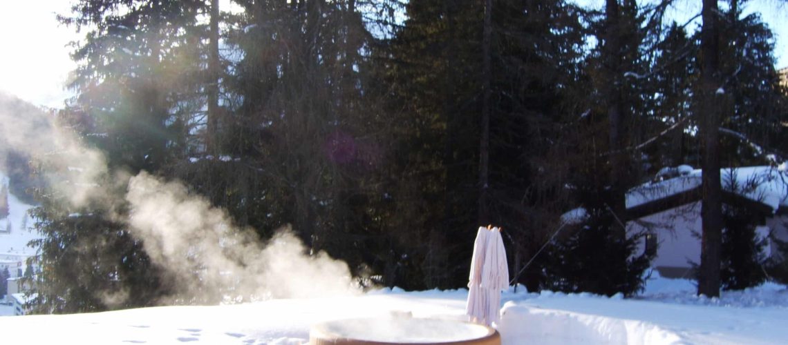 hot tubs in winter