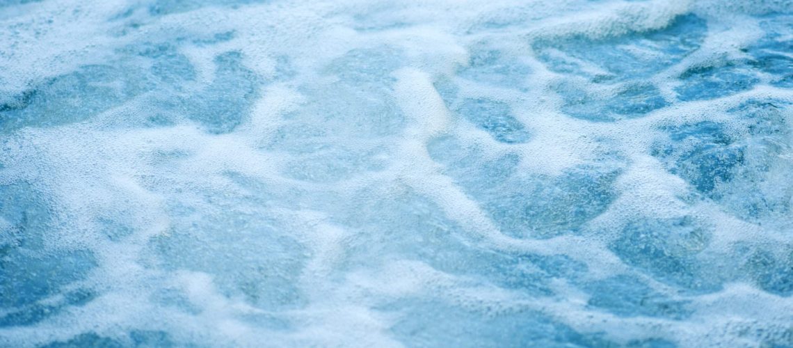 Blue,Clear,Fresh,Water,In,Jacuzzi.,Spa,Massage,Background.
